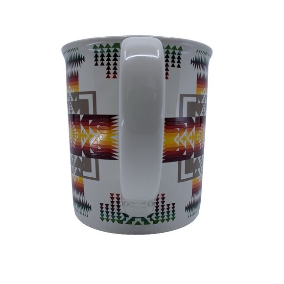 Pendleton Chief Joseph 12oz Coffee Mug Native American Blanket 4” Southwestern - Picture 5 of 8